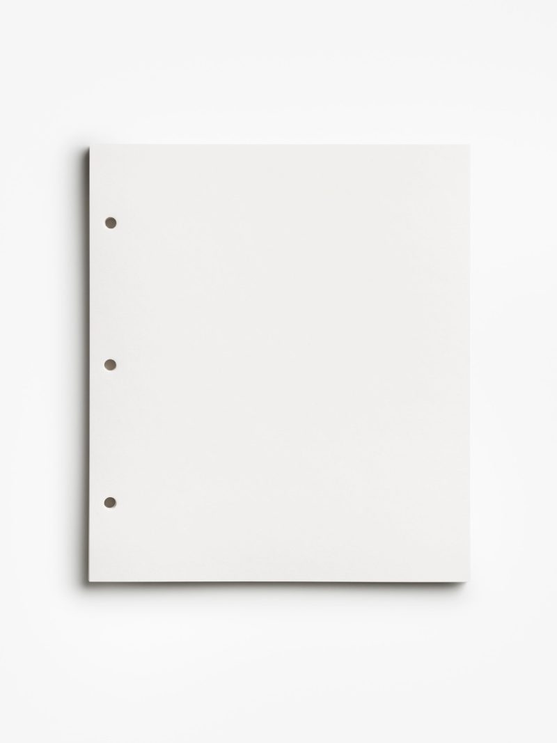 White Photo Album Paper, 10 Pages