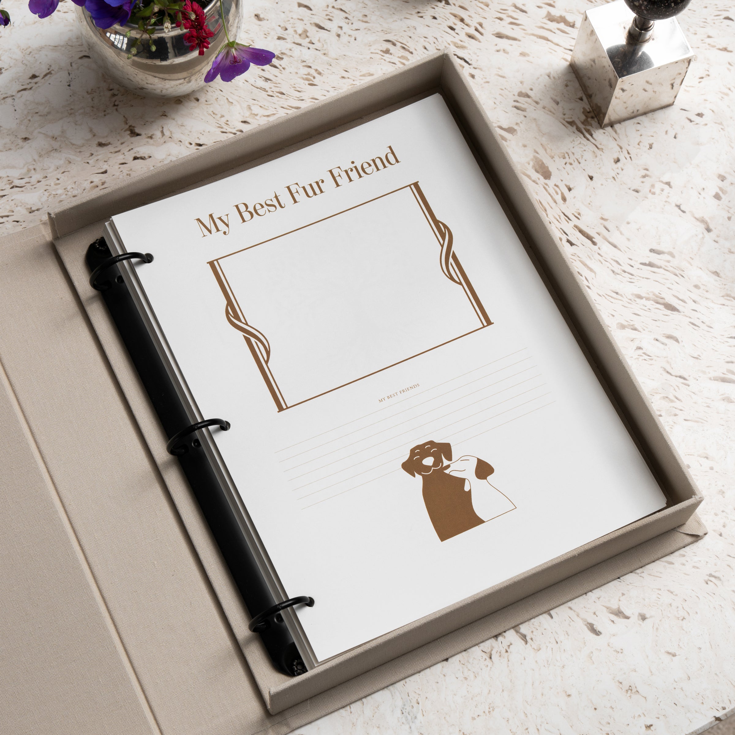 A Dog's Life Photo Album Paper, 10 Pages